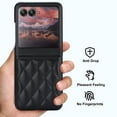 thumbnail image 2 of ELEHOLD for Motorola Razr+ 2025/2024 Case,Women Luxury PU Leather Ultra Slim Anti-Drop Protection Cover All-Inclusive Shockproof  New Case for Motorola Razr+ 2025/2024,Black, 2 of 6