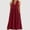 *Wine, variant on ClodeEU Womens Linen V Neck Sleeveless Crinkle Dress,Loose Vacation Maxi Long Dresses with Pockets White,Womens Plus S