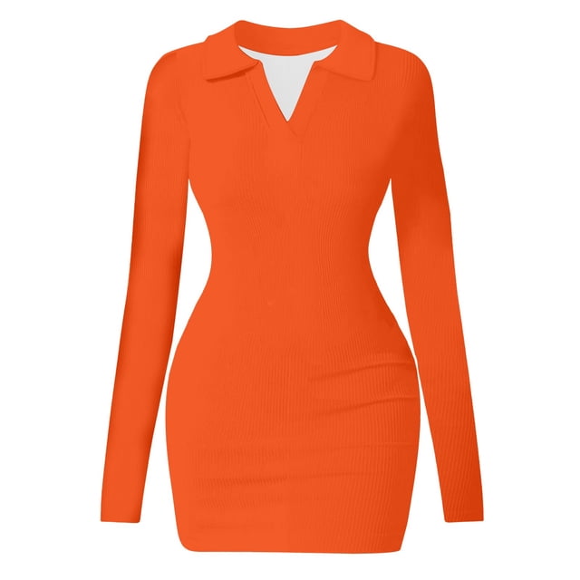 RKSTN Robes pour Femmes Mode Imprimé Arbre de Noël Manches Longues Col Rond Robe Tempérament Swing Robes pour Femmes