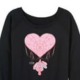 thumbnail image 3 of Marvel Spider-Man - Valentine Heart Web - Women's French Terry Pullover Sweatshirt, 3 of 5