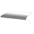 thumbnail image 1 of ALEKO Retractable Home Patio Canopy Awning 10x8 ft Gray Color, 1 of 2