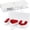White, variant on White I Love You Valentine Boxes "I Love U" Letter Floral Fillable Box Empty Cardboard Gift Box with Lids for Wedding, Birthday, Valentine Gift Packing