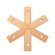 thumbnail image 2 of Salvamanteles de madera, posavasos de madera de 8,7 pulgadas de ancho, posavasos de mesa, calidad superior, 2 of 9
