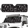 thumbnail image 2 of Uorisanigo Windshield Sun Shade for Jeep, Suitable for Wrangler, Compass, Gladiator & Renegade, Star Moon Sun Print Sunshade Windshield Cover for Jeep, UV Ray & Heat Block Shades Heat Shield, 2 of 7