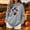 Gray, variant on Ynynloco Halloween Sweatshirt Pullover Top for Women Graphic Long Sleeve Casual Hoodie Fall Daily Wear