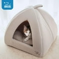 thumbnail image 3 of Pet Tent-Soft Bed for Dog and Cat by Best Pet Supplies - Beige Corduroy, 16" x 16" x H:14", 3 of 5