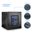 thumbnail image 3 of Subwoofer Profesional 3 Vías Tubalcain 18 Steelpro 1600w Color Negro, 3 of 5