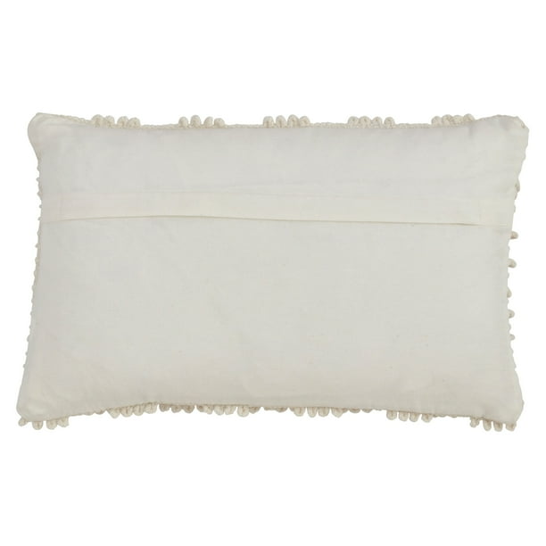 Saro Lifestyle Nubby Design Down Filled Throw Pillow