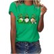 thumbnail image 2 of Puntoco blusas sueltas casuales con estampado interesante y cuello redondo para mujer Puntoco Puntoco-4673, 2 of 7