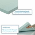 thumbnail image 4 of Mattress Ventilated Memory Foam Mattress Topper, Cooling Gel Infusion, Pressure-Relieving Layers, 4 of 7