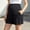 Black, variant on Maternity Wide Leg Pants Solid Color Light Exposure Prevention Pants for Pregnant Women with Abdomen Support with Pockets Maternity Summer Clothes Simple and Comfortable Leisure Travel Sports