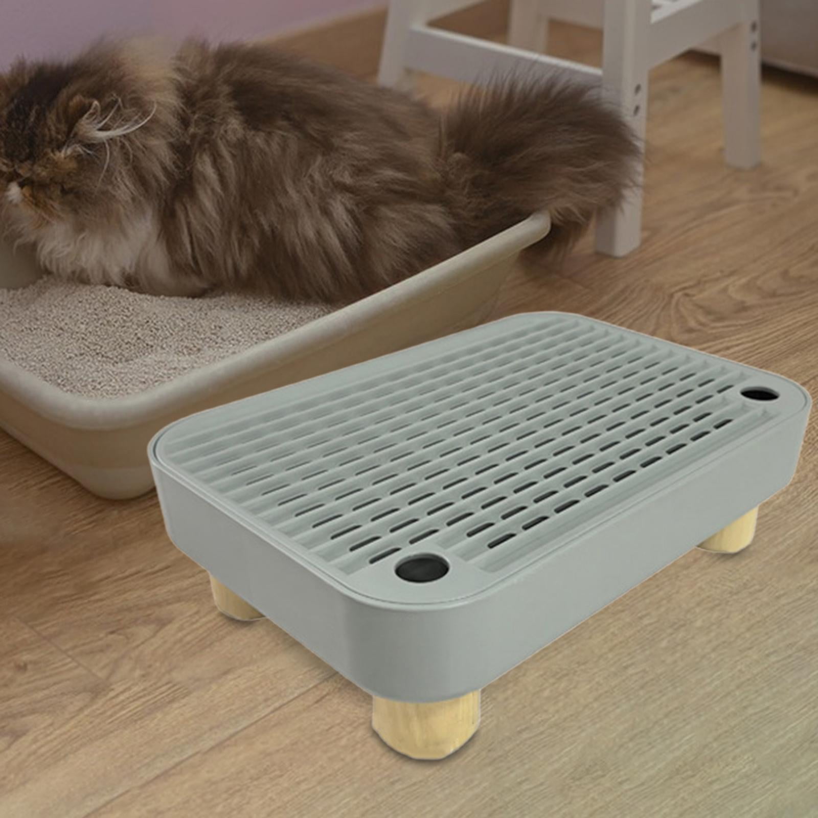 Cat Step Stool Ramp with Non Slip Base for Kittens Senior Cats on Indoor Hardwood Tile Floors
