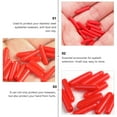 thumbnail image 3 of BESTYASH 100Ud Funda Roja Para Pinzas De Inoxidable Con Protector Antipolvo, 3 of 8