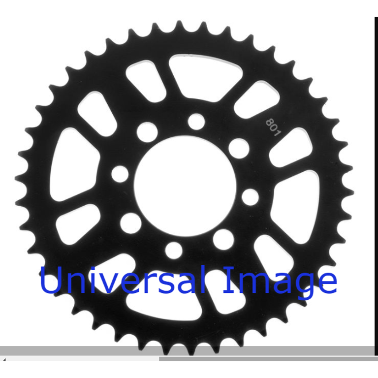 PORTER - ちびまる1010  BikeMaster Rear Steel 38 Tooth Sprocket for Kawasaki KXT250A