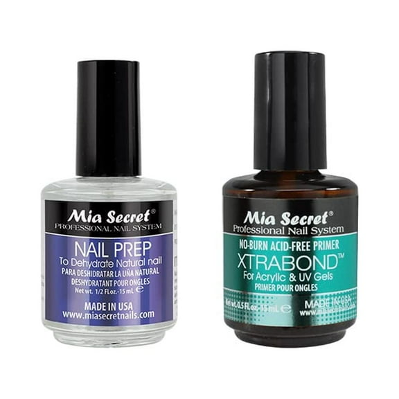 Mia Secret Nail Prep 0.5oz (NP-30) & Xtrabond Primer 0.5 oz (PR100)