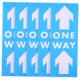 thumbnail image 6 of WASHWEPE 5Pcs Simple Design Arrow Stickers with Safety Enhancement Function for 15.0x5.5x0.04in, 6 of 8