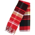 thumbnail image 2 of David & Young Soft Plaid Winter Scarf, 2 of 2