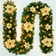thumbnail image 3 of Guirnalda navideña de ratán LED de 2,7 M, guirnalda decorativa de Navidad verde, árbol de Navidad Artificial, cartel de ratán, corona decorativa, 3 of 4