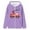 Purple, variant on Winter Coats for Girls Long Sleeve Fire Truck Print Zip Up Hooded Jacket Casual Outerwear Lightweight Cute Outerwear Fashion