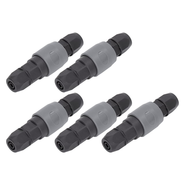 Air Compressor Hose Quick Coupler Pneumatic Quick Connector, Self Locking Quick Coupler Plug Socket, with Fast Connection Speed