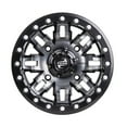 thumbnail image 5 of (4 Pack) 4/156 Tusk Teton Beadlock Wheel 14x7 5.0 + 2.0 Gun Metal/Black For Polaris RANGER CREW SP 570 NorthStar Edition 2022-2024, 5 of 6