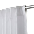 thumbnail image 3 of Bedding Craft White Solid Print Back Tab Room Darkening Kitchen Curtains, 50" x 96" (2 Panels), 3 of 5