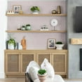 thumbnail image 2 of S4Sassy Modern Optical Stripes Wallpaper Pink Walls Covering, 25" x 120" Self-Adhesive Vinyl Wall Paper, Decorative Wallwrap, Easy DIY Wall Covering For Bedroom, Cabinets, Living Spaces, 2 of 6