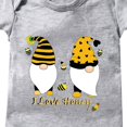 thumbnail image 3 of MZXELPRJD Baby Jumpsuit Infant Girls Boys First Birthday Outfits Bumble Bee Printed Baby Clothes 1st Birthday Romper Short Sleeve Bodysuit, 3 of 3