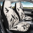 thumbnail image 4 of XYZCANDO Crow Pattern Car Front Seat Covers for Man Interior Accessories Vehicle Interior Accessories Anti-Slip Elastic, for Truck Auto SUV, 4 of 10
