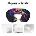 thumbnail image 4 of KLL Neon Pop Art Pitbull Pattern Memory Foam Cervical Neck Pillow Versatile U-Shaped Pillows for Home/Office/Camping/Travelling/Soft Washable Cover, 4 of 8