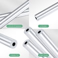 thumbnail image 2 of Tubo redondo de aluminio 6063 de 250 mm en paquete de 3, tubo de aluminio sin costura de 5 mm ID 12 mm OD para manualidades DIY [0.2x0.47x9.8IN], 2 of 7