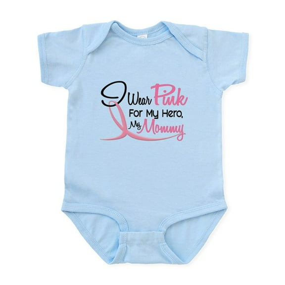 CafePress - Pink For My Hero 3 MOMMY Infant Bodysuit - Baby Light Bodysuit, Size Newborn - 24 Months