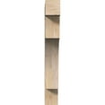 thumbnail image 2 of Ekena Millwork 3 1/2"W x 22"D x 26"H Westlake Block Smooth Bracket, Douglas Fir, 2 of 25