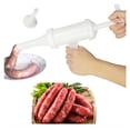 thumbnail image 2 of Food Grade Quality Manual Sausage Maker Meat Stuffer Filler Hand Operated Salami Maker, Commercial And Household Use, 2 of 4