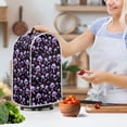 thumbnail image 3 of HELLHERO Mushroom Pattern Food Processor Cover for Kitchen Use, Kitchen Home Foldable Waterproof, 3 of 5