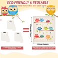 thumbnail image 2 of XISOBO Set of 6 Owls Swedish Dishcloths Absorbent and Quick Drying Cleaning Cloth Cute Sponge Swedish Towels Swedish Kitchen Towels Reusable Cleaning Wipes for Kitchen, Hand, Counter, 2 of 7