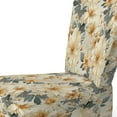 thumbnail image 4 of Designart "Classic Blue Peony Elegance III" Beige Antique Upholstered Accent Chair - Cottage Arm Chair For Living Room, 4 of 5