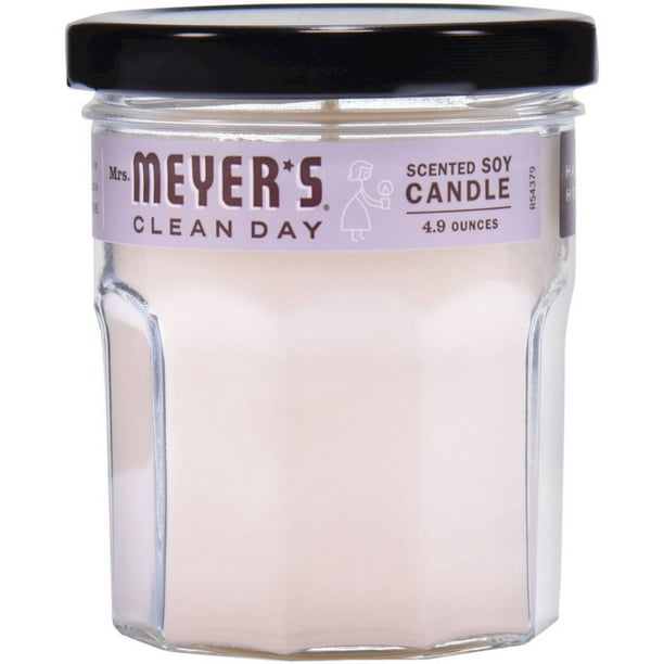 Mrs Meyers Clean Day Scented Soy Candle, Lavender 4.9 oz