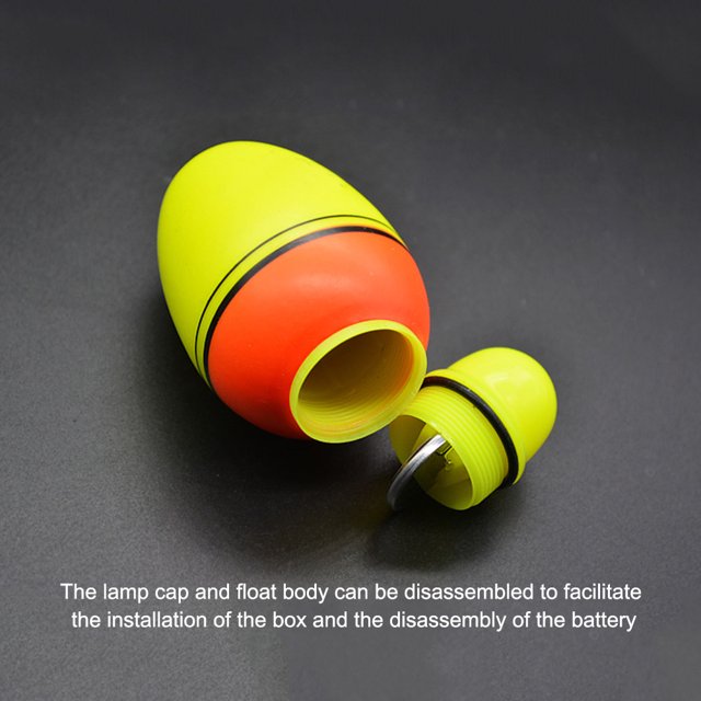 Flotador De Pesca Flotador de pesca nocturna EVA, boya luminosa LED Bobber para pesca en el mar (50g) Likrtyny Para Estrenar