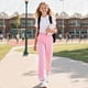 thumbnail image 4 of Cowsor Kids Solid Color Sweatpants Casual Elastic Waist Joggers Pants Comfort Loose Fit Athletic Pants Running Trousers, 4 of 6