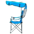 thumbnail image 6 of Fogcroll Lawn Chair, Camping Chair with Canopy Shade,Beach Chair with Canopy Shade Portable Folding Chair with Sun Shade, Cup Holder, Side Pocket, 6 of 13