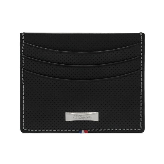 S.T. Dupont 170406 Unisex Defi Perforated Black Credit Card Holder