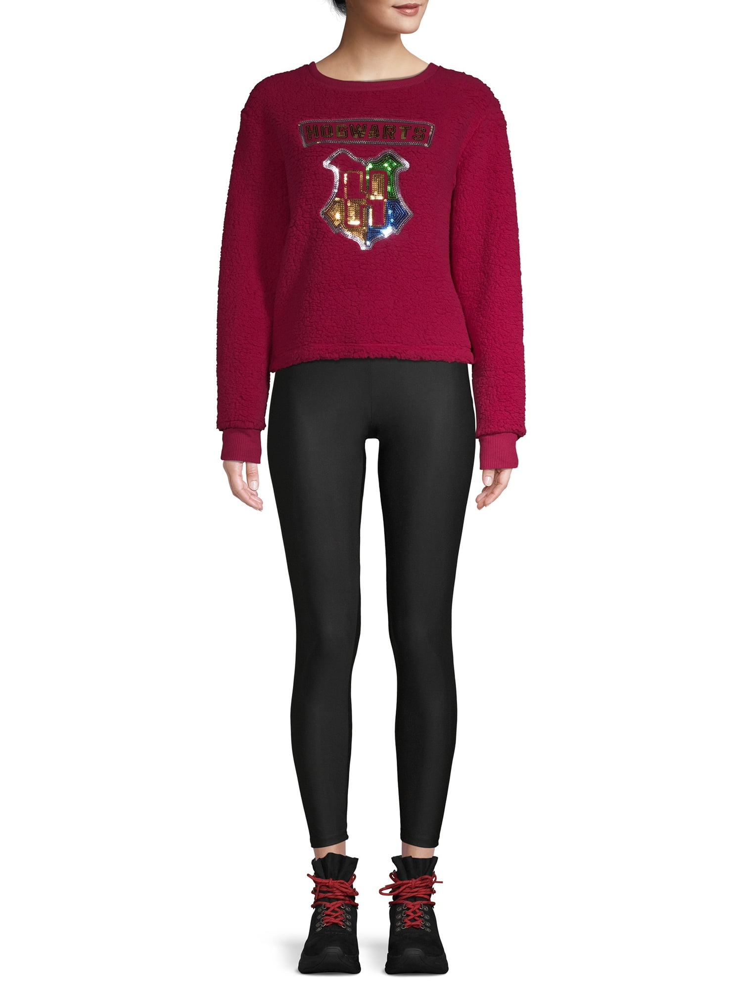 Hogwarts Women's Sequin Nubby Fleece 