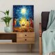 thumbnail image 5 of Qisvanset 12x16 Inch Nativity Scene Canvas Wall Art, Holy Family Wise Men Religious Holiday Home Decor, 5 of 8