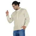 thumbnail image 4 of Atasi Indian Mens Short Kurta Henley Shirt Long Sleeve Mandarin Collar Shirt, 4 of 7