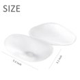 thumbnail image 2 of Tutuviw Reusable Shoulder Pads for Daily Use, 4 Pairs Invisible Anti-Slip Shoulder Pad Thin Adhesive Silicone Push-Up Pads Shoulder Enhancer(Transparent), 2 of 8