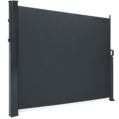 Sunbrella Retractable Awnings Best Choice Products 96in Indoor Outdoor Retractable Folding Side Awning Privacy Divider w/ Alloy Frame ()