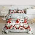 thumbnail image 2 of Castle Fairy Kawaii Gnome 3-Piece Full Size Comforter Sets for Teens Women Men,Merry Christmas Snowflake Bedding Comforter Set,Happy New Year Lightweight Bedding Sets,Luxury Bedroom Decor, 2 of 8