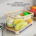 thumbnail image 4 of Outdoor Ice Preservation Box, Snackle Box with Handle, Double Layer Portable Kitchen Refrigerator Storage Box for Camping Picnic, 4 of 9