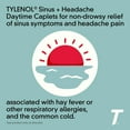 thumbnail image 4 of TYLENOL Sinus Congestion & Pain Caplets Daytime 24 Caplets (Pack of 6), 4 of 5